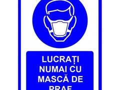 Placuta lucrati numai cu masca de praf